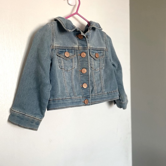 GAP Baby Denim Button Jacket - Size 18-24 - Picture 2 of 10